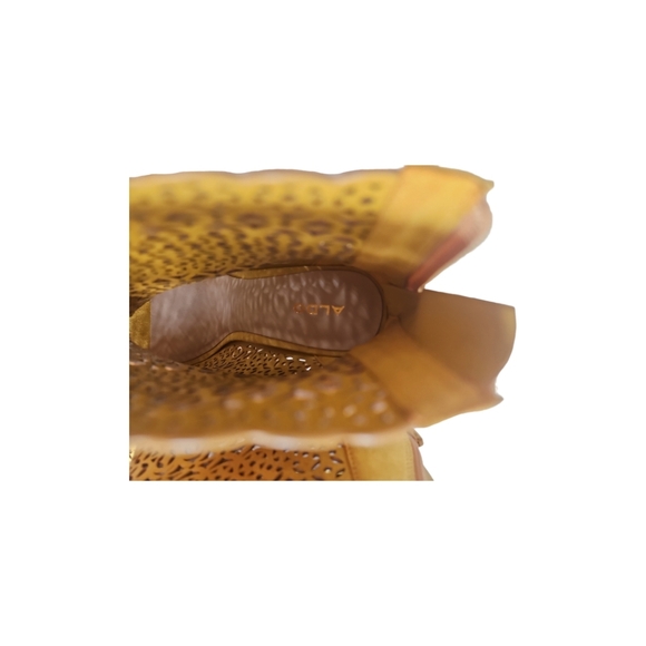Aldo Cutout Fashion High Heel Open Toe Bootie - Picture 11 of 14